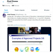 Pixel's twitter profile